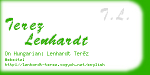 terez lenhardt business card