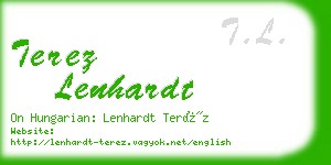 terez lenhardt business card